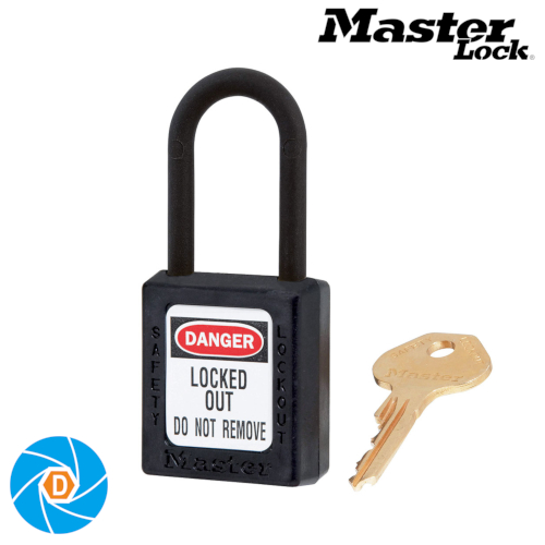 406BLK MASTER LOCK 406BLK ZENEX THERMOPLASTIC SAFETY PADLOCK