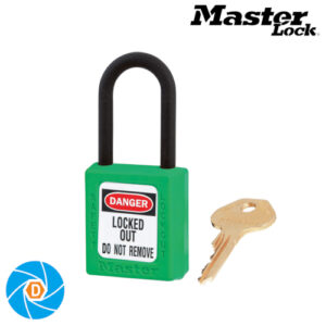 MASTER LOCK 406GRN ZENEX THERMOPLASTIC SAFETY PADLOCK