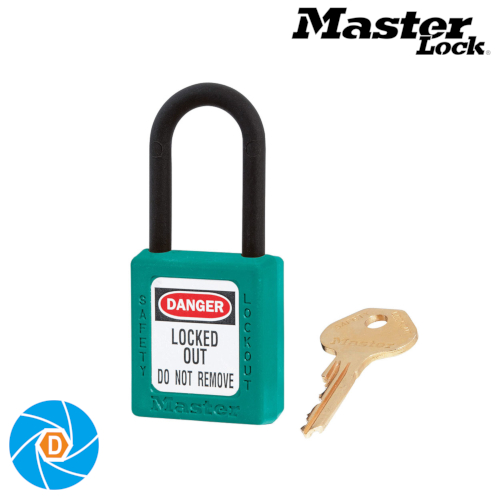 MASTER LOCK 406TEAL ZENEX THERMOPLASTIC SAFETY PADLOCK