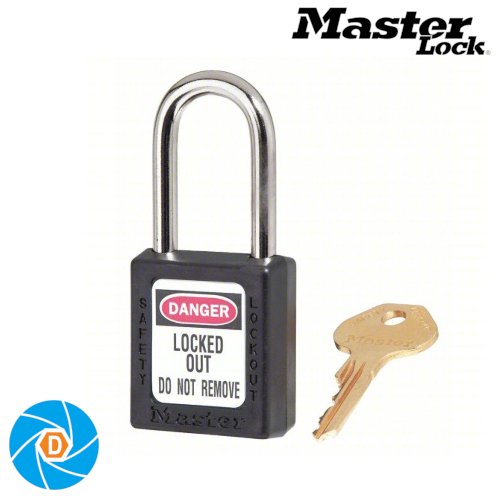 MASTER LOCK 410BLK ZENEX THERMOPLASTIC SAFETY PADLOCK
