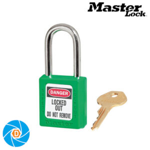 MASTER LOCK 410GRN ZENEX THERMOPLASTIC SAFETY PADLOCK