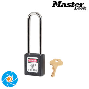 MASTER LOCK 410LTBLK ZENEX THERMOPLASTIC SAFETY PADLOCK