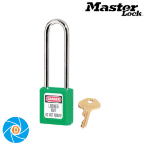 MASTER LOCK 410LTGRN ZENEX THERMOPLASTIC SAFETY PADLOCK