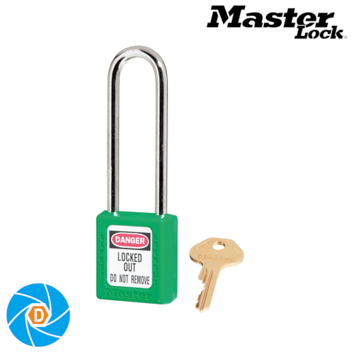410LTGRN MASTER LOCK 410LTGRN ZENEX THERMOPLASTIC SAFETY PADLOCK
