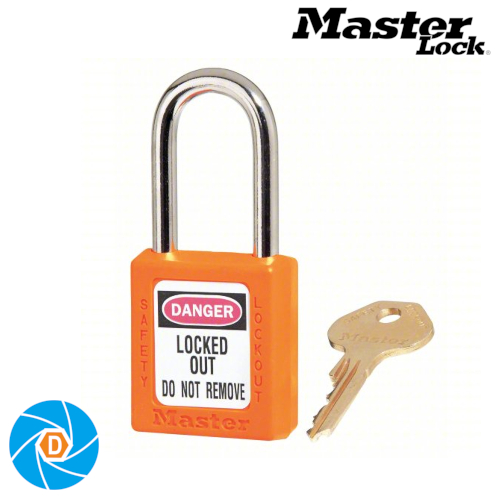 MASTER LOCK 410ORJ ZENEX THERMOPLASTIC SAFETY PADLOCK