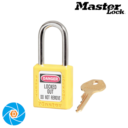 MASTER LOCK 410YLW ZENEX THERMOPLASTIC SAFETY PADLOCK