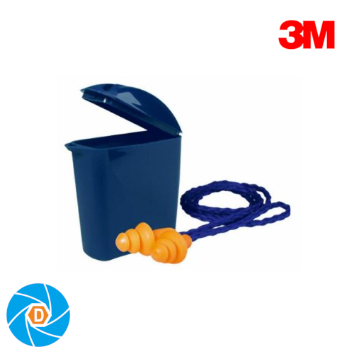 3M Foam Earplugs 1110, Corded