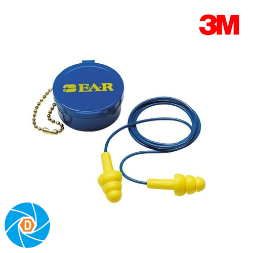 3M E-A-R UltraFit Earplugs 340-4002, Corded, Carrying Case