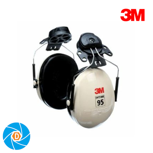 H6P3E-V 3M H6P3E/V Peltor Optime 95 Cap-Mount Earmuffs, Hearing Conservation