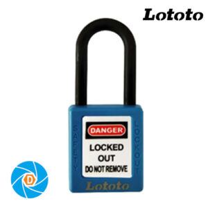 LOTOTO L406BLU Keyed Differ Shackle Length 38 mm Safety Padlock