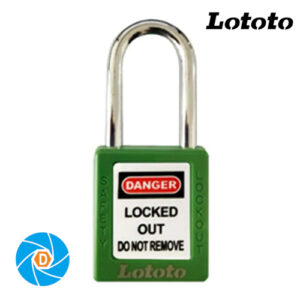 LOTOTO L410GRN Reinforced Nylon Safety Padlock