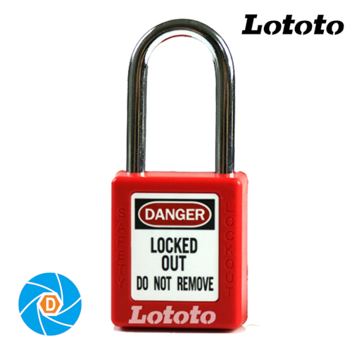 LOTOTO L410RED Reinforced Nylon Safety Padlock