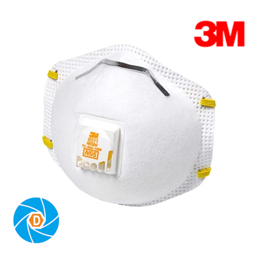 3M 8511 Particulate Respirator N95, with Valve