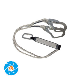 UGO Safety® 31002C Double Big Hook Shock Absorbing Lanyard