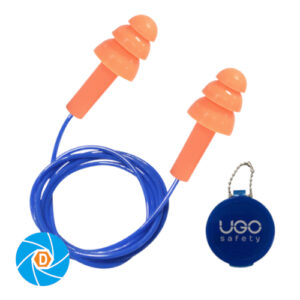 UGO Safety® EC-2001C Reusable Earplugs