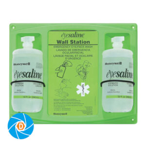 Honeywell 32-000462-0000 Eyesaline Double Personal Eye Wash Wall Station 32 Oz