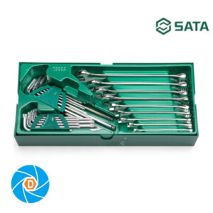 SATA 27Pc. SAE Combination Wrench Tray Set ST08034E