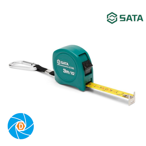 SATA Tape Measure Metric/SAE Scale 3m/10'X16mm ST91318E