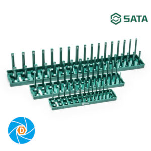 SATA 3 Pc. 1/4“, 3/8“ and 1/2“ Metric Socket Tray Set ST95401