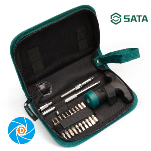 SATA 24 Pc. Ratcheting T-Handle Screwdriver Set ST09341SJ