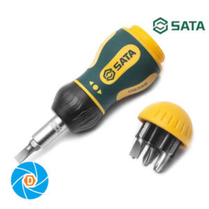 ST09348 SATA 6 Pc. Stubby Ratcheting Screwdriver Set ST09348